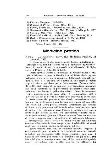 Gazzetta medica Malpighi