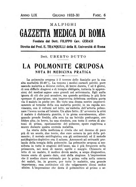 Gazzetta medica Malpighi