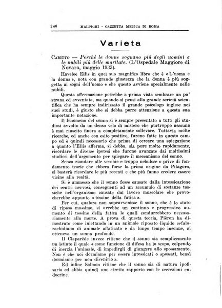 Gazzetta medica Malpighi