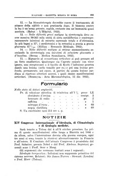 Gazzetta medica Malpighi