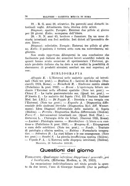 Gazzetta medica Malpighi