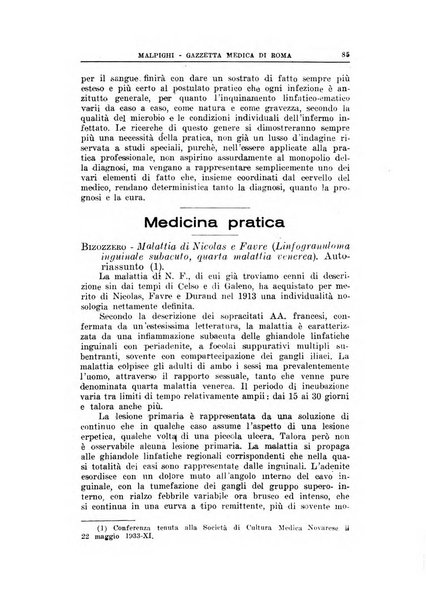 Gazzetta medica Malpighi