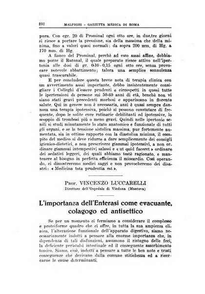 Gazzetta medica Malpighi