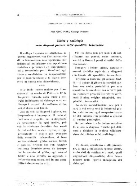 Quaderni radiologici rivista bimestrale di radiologia pratica