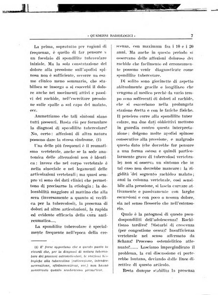 Quaderni radiologici rivista bimestrale di radiologia pratica