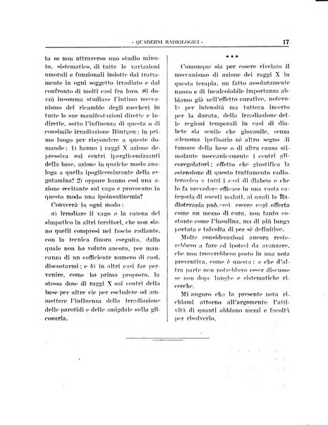 Quaderni radiologici rivista bimestrale di radiologia pratica