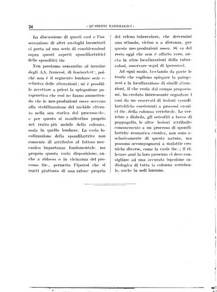 Quaderni radiologici rivista bimestrale di radiologia pratica