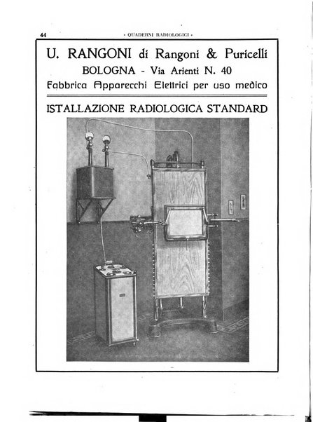 Quaderni radiologici rivista bimestrale di radiologia pratica