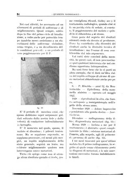 Quaderni radiologici rivista bimestrale di radiologia pratica