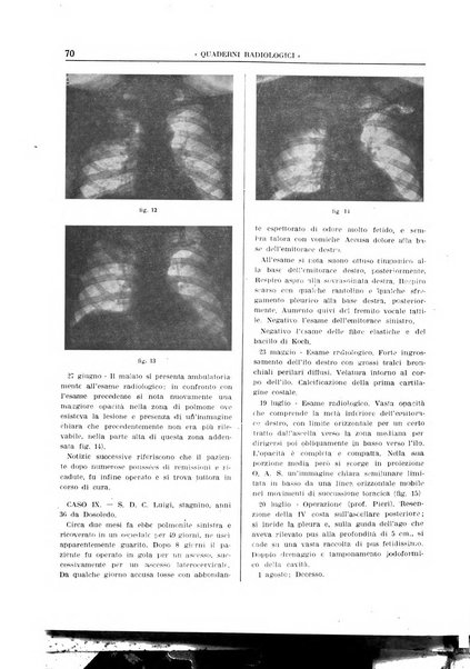 Quaderni radiologici rivista bimestrale di radiologia pratica