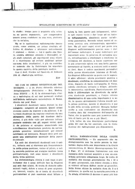 Quaderni radiologici rivista bimestrale di radiologia pratica