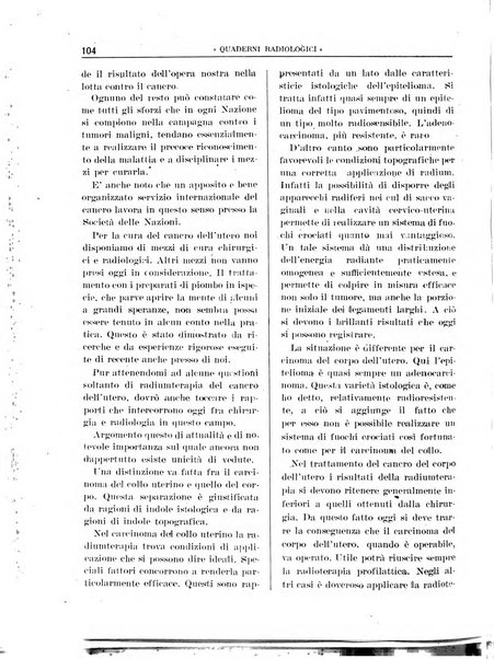 Quaderni radiologici rivista bimestrale di radiologia pratica