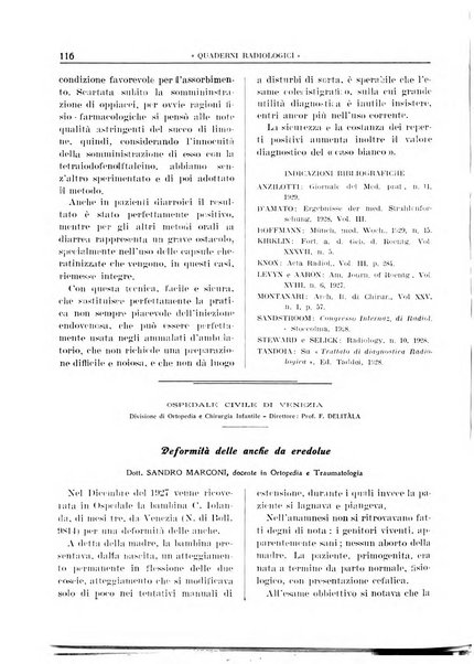 Quaderni radiologici rivista bimestrale di radiologia pratica