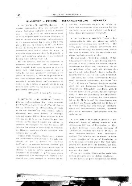 Quaderni radiologici rivista bimestrale di radiologia pratica