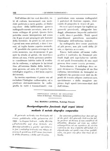 Quaderni radiologici rivista bimestrale di radiologia pratica