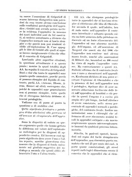 Quaderni radiologici rivista bimestrale di radiologia pratica