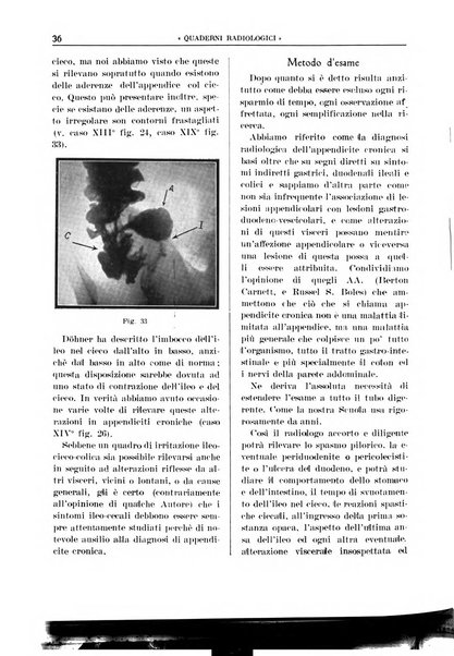 Quaderni radiologici rivista bimestrale di radiologia pratica