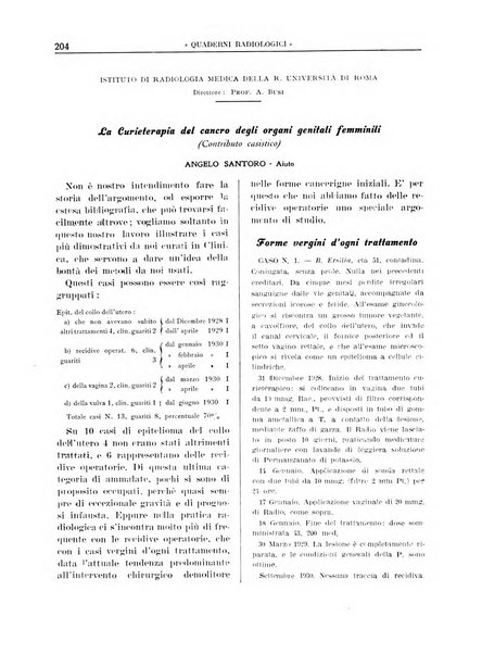 Quaderni radiologici rivista bimestrale di radiologia pratica