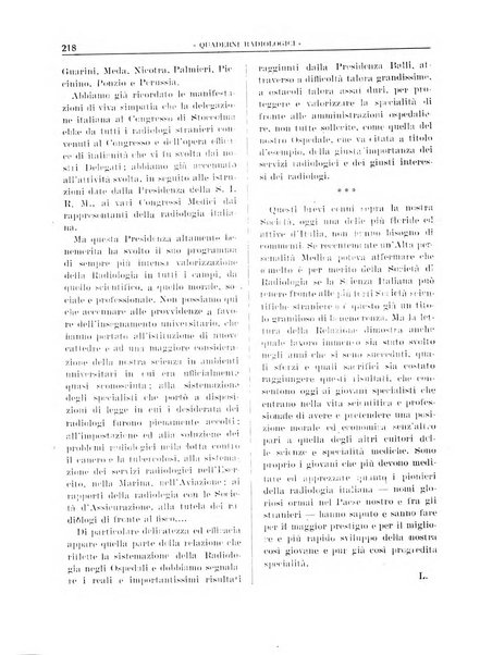 Quaderni radiologici rivista bimestrale di radiologia pratica