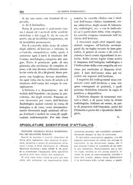 Quaderni radiologici rivista bimestrale di radiologia pratica