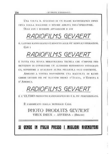 Quaderni radiologici rivista bimestrale di radiologia pratica