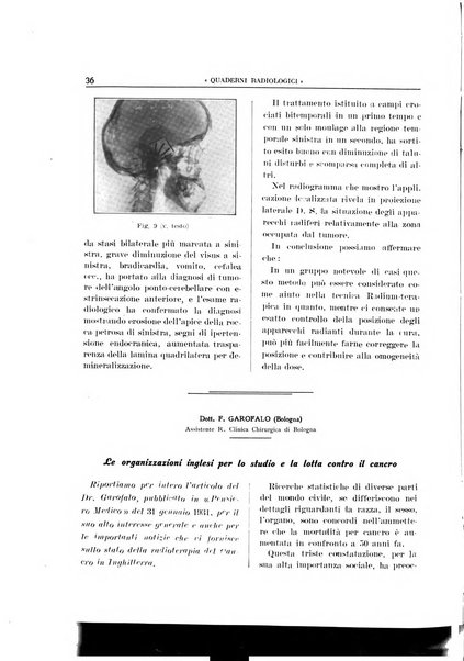 Quaderni radiologici rivista bimestrale di radiologia pratica