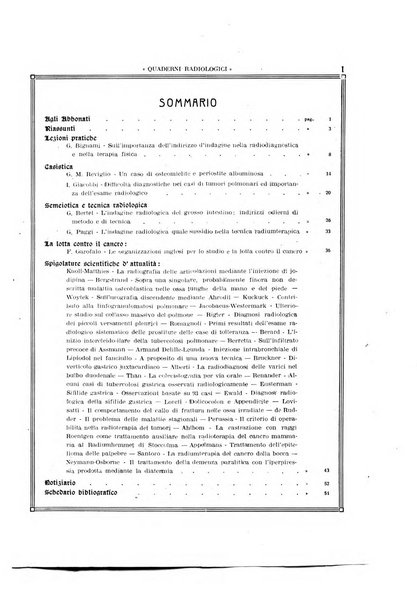 Quaderni radiologici rivista bimestrale di radiologia pratica