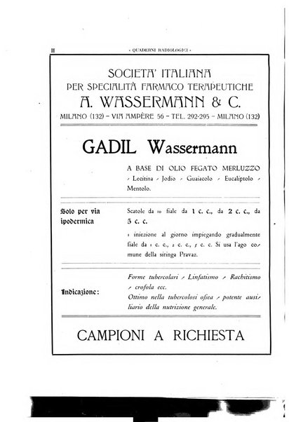 Quaderni radiologici rivista bimestrale di radiologia pratica