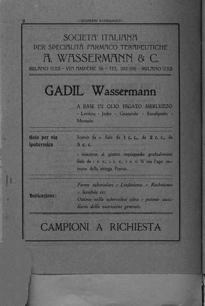 Quaderni radiologici rivista bimestrale di radiologia pratica