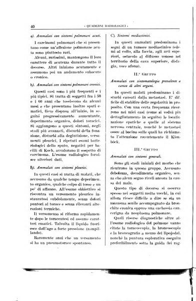 Quaderni radiologici rivista bimestrale di radiologia pratica