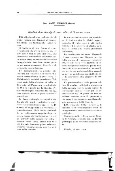 Quaderni radiologici rivista bimestrale di radiologia pratica