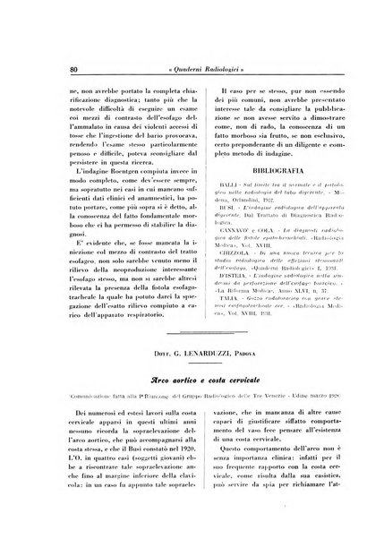 Quaderni radiologici rivista bimestrale di radiologia pratica