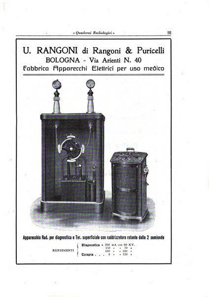 Quaderni radiologici rivista bimestrale di radiologia pratica