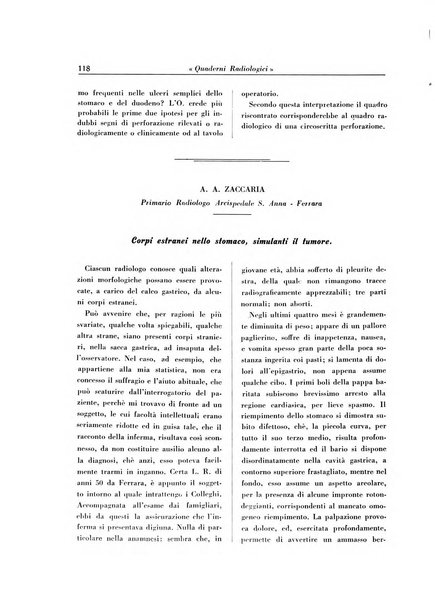 Quaderni radiologici rivista bimestrale di radiologia pratica