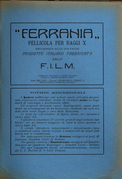 Quaderni radiologici rivista bimestrale di radiologia pratica