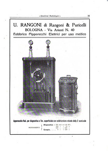 Quaderni radiologici rivista bimestrale di radiologia pratica