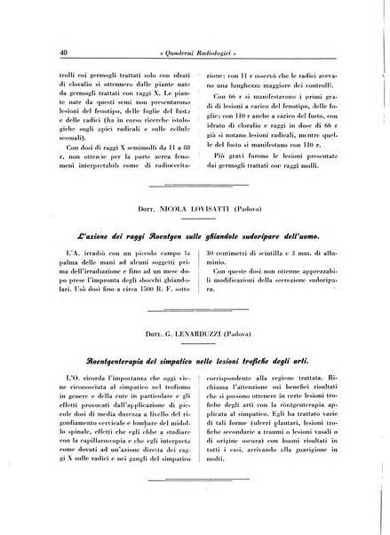 Quaderni radiologici rivista bimestrale di radiologia pratica