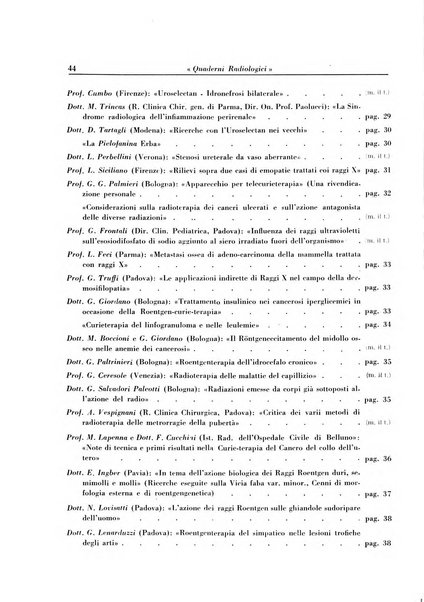 Quaderni radiologici rivista bimestrale di radiologia pratica