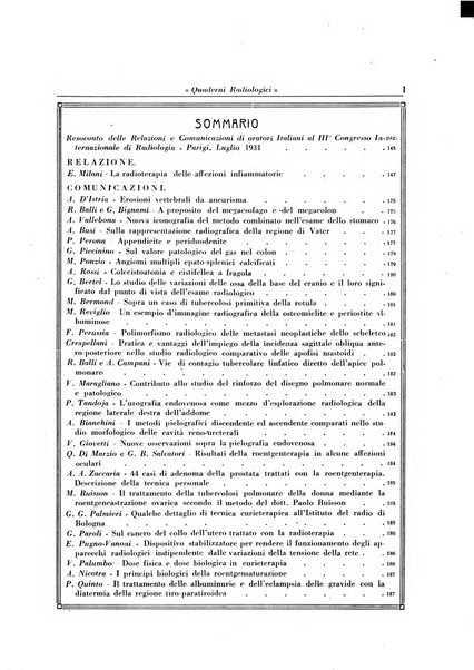 Quaderni radiologici rivista bimestrale di radiologia pratica