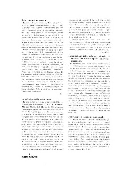 Quaderni radiologici rivista bimestrale di radiologia pratica