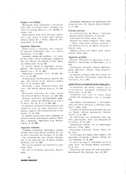 Quaderni radiologici rivista bimestrale di radiologia pratica