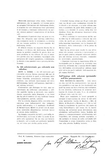 Quaderni radiologici rivista bimestrale di radiologia pratica