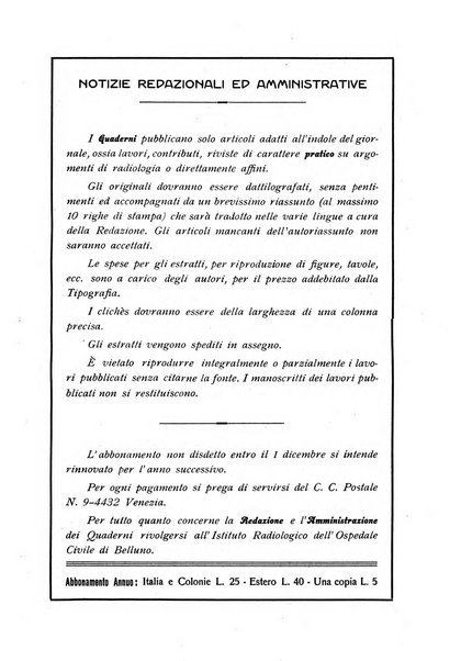 Quaderni radiologici rivista bimestrale di radiologia pratica