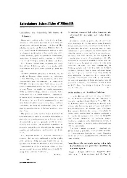 Quaderni radiologici rivista bimestrale di radiologia pratica