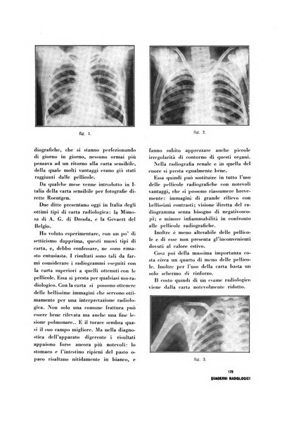 Quaderni radiologici rivista bimestrale di radiologia pratica