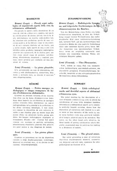 Quaderni radiologici rivista bimestrale di radiologia pratica