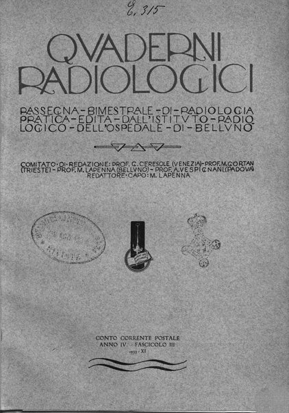 Quaderni radiologici rivista bimestrale di radiologia pratica