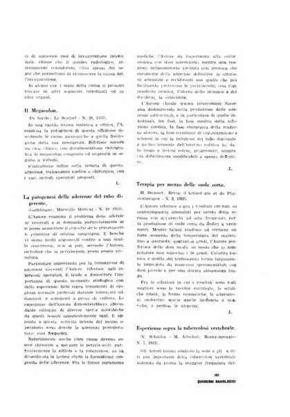 Quaderni radiologici rivista bimestrale di radiologia pratica