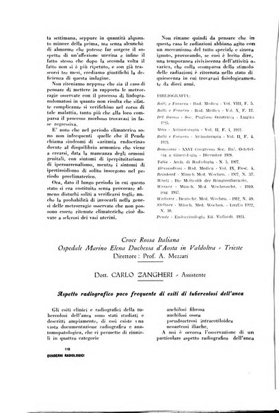 Quaderni radiologici rivista bimestrale di radiologia pratica