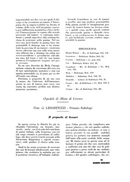 Quaderni radiologici rivista bimestrale di radiologia pratica